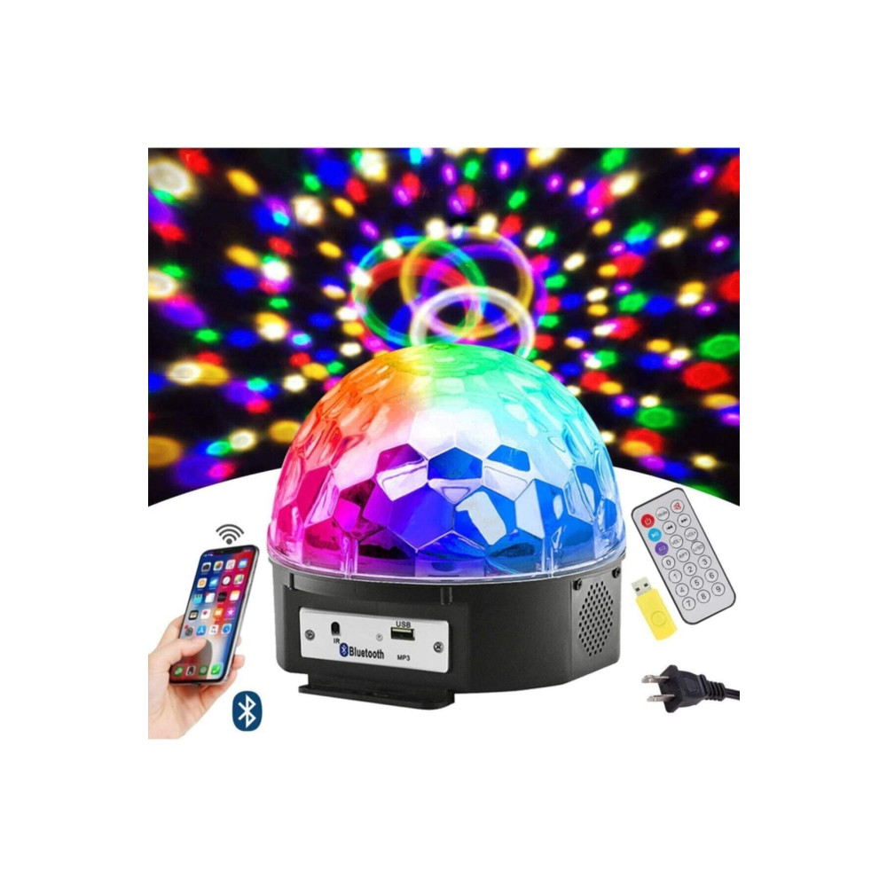 shoptekno Led Magıc Cristal Sihirli Küre Bluetoothlu Kumandalı Usb Girişli Parti Ve Disko Topu Yaş Günü & Parti Fiyatı