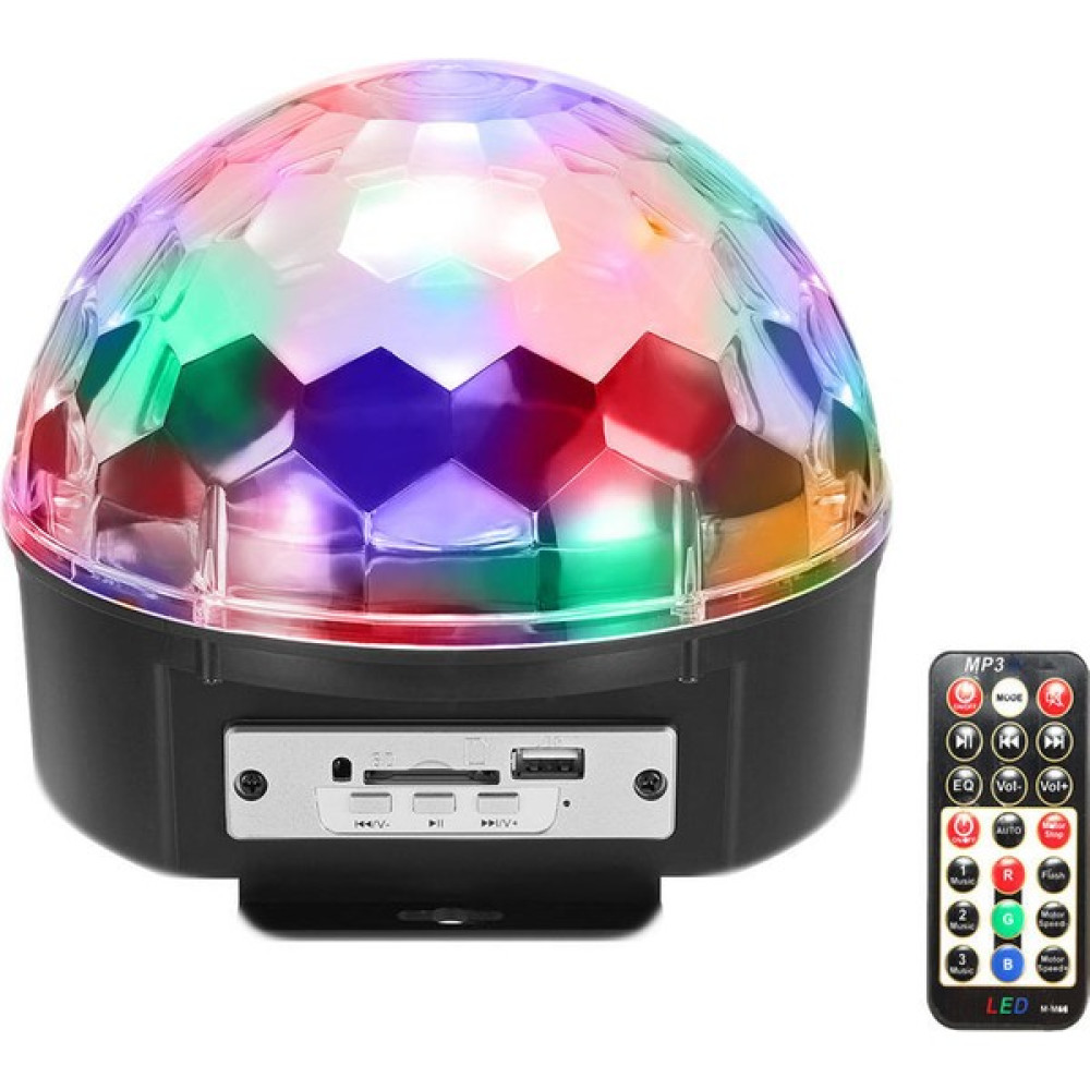 Shopteknoloji LED Magic Cristal Sihirli Küre Bluetooth'lu Kumandalı USB Girişli Parti ve Disko Topu Bluetooth Hoparlör Fiyatı