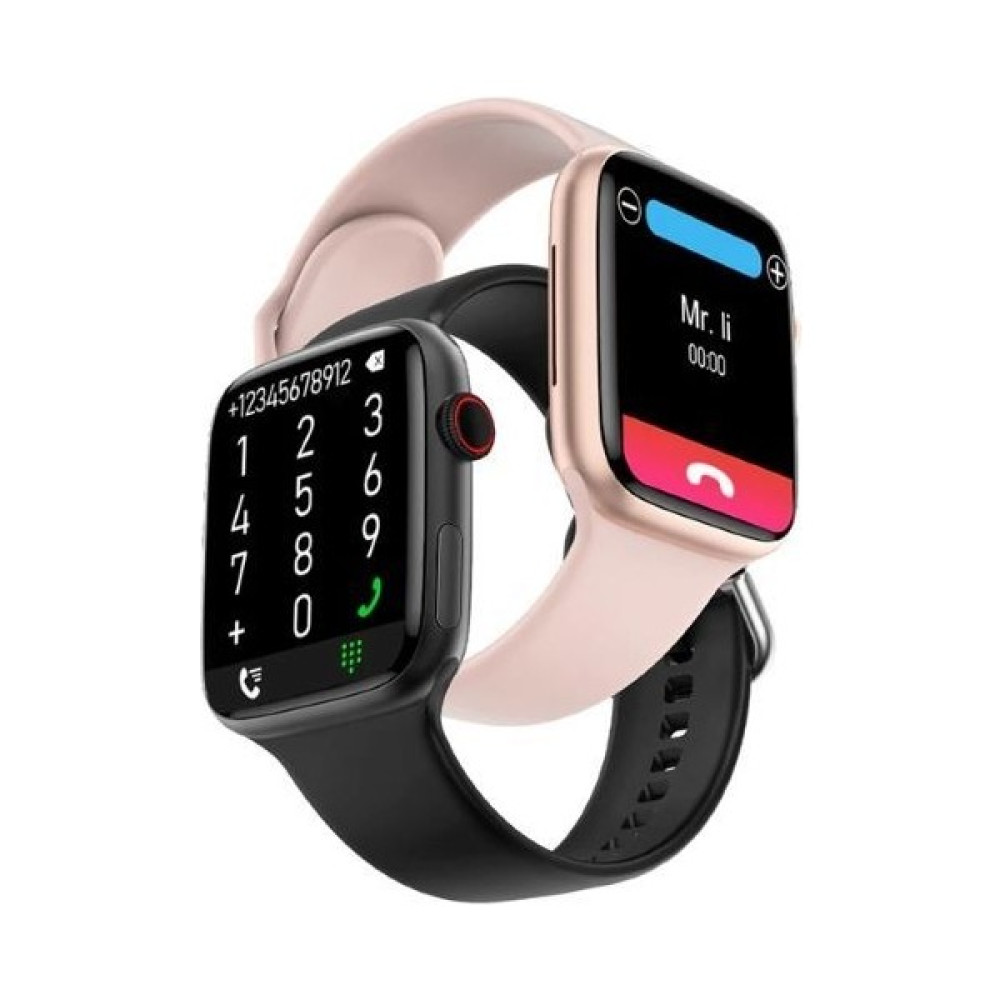 Shopteknoloji Watch 7 Akıllı Saat Siyah&Pembe Sevgili Kombini Bluetooth Türkçe Menü (Ios ve Android Uyumlu) - Siyah - Pembe Akıllı Saat Fiyatı