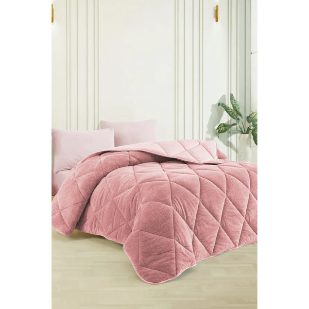 Shopyteks Çift Kişilik Pudra Welsoft Uyku Seti Çift Taraflı 195 x 215 Diğer Fiyatı
