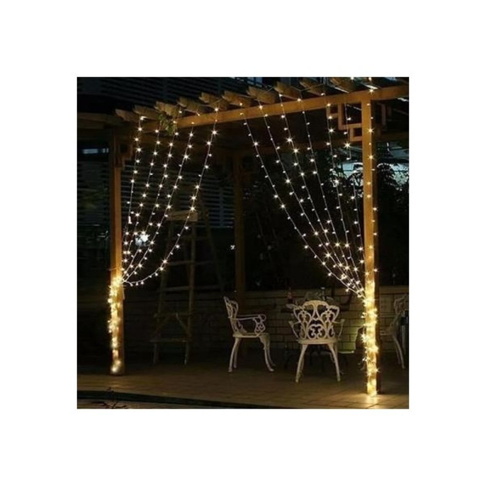Shopzum 2x2 Metre 320 LED 8 Fonskiyonlu Dekoratif LED Günışığı Perde Led Aydınlatmalar Fiyatı