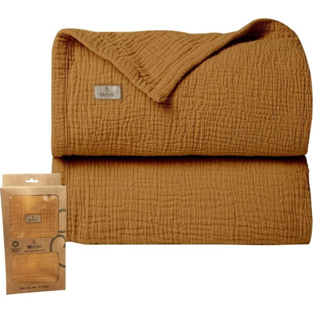 Shopzum Bistyle Müslin Battaniye 120X120 cm 70101 Hardal - 120 x 120 cm Oto Boyaları Fiyatı