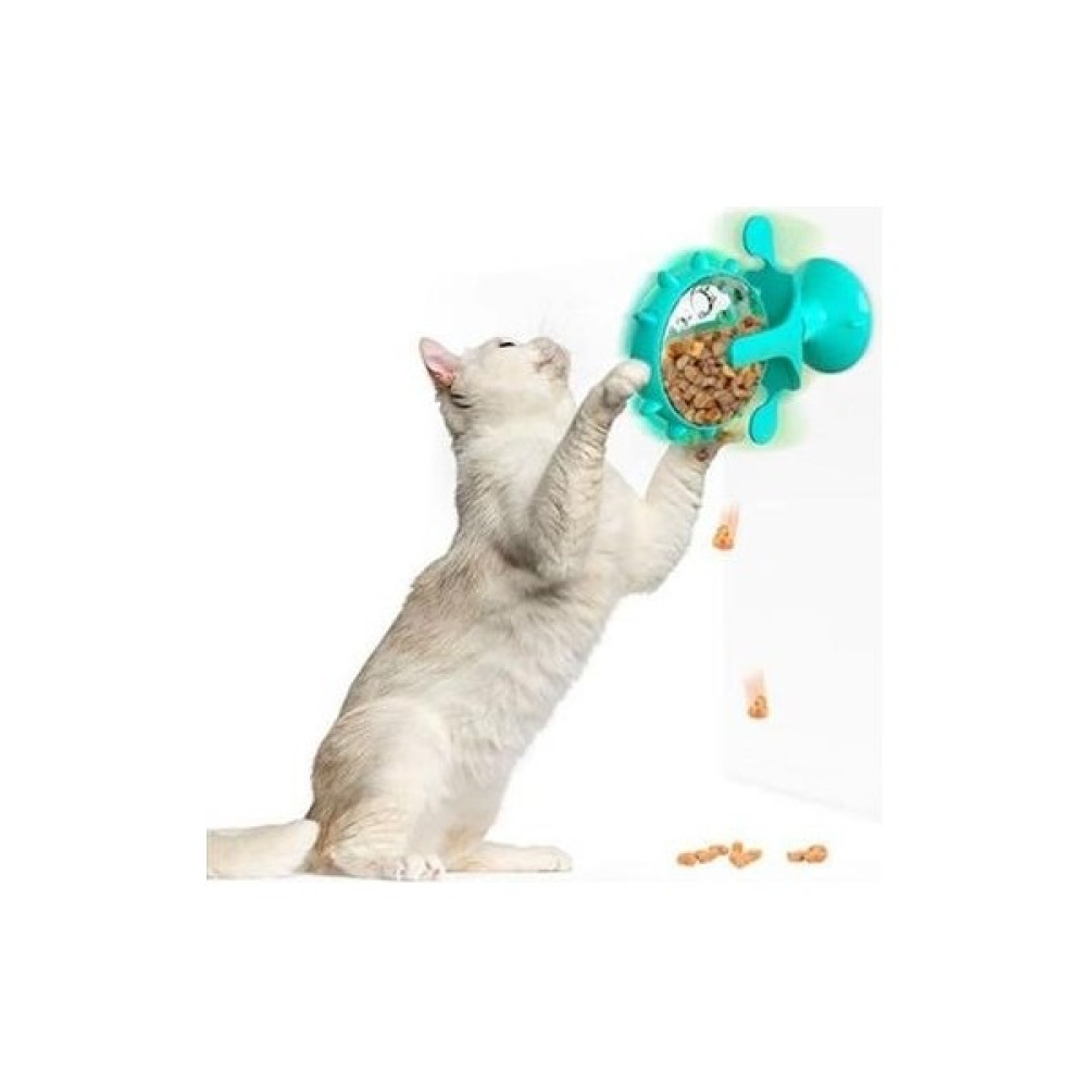 Shopzum Vantuzlu Zilli Interaktif Dönebilen Mama Kaplı Renkli Eğlenceli Eğitici Kedi Oyuncağı Evcil Hayvan Ürünleri Fiyatı