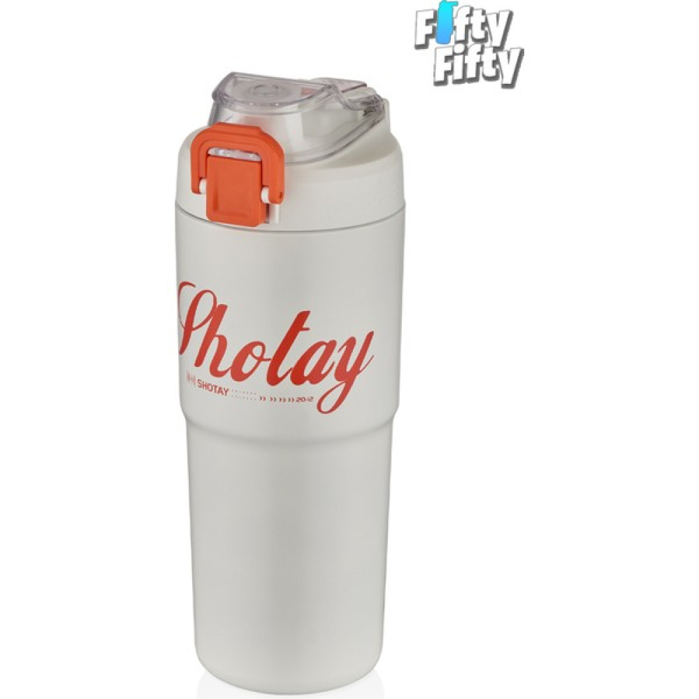 Shotay 750 ml Tek Kapak Çift Kullanım Pipetli/rahat Içim Çelik Su Matarası - Beyaz Suluk Fiyatı