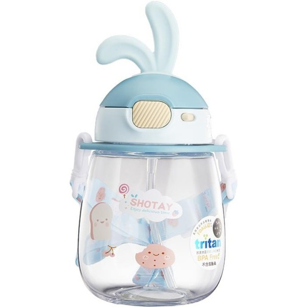 Shotay Rabbit Çocuk Pipetli Matara Tritan Mavi 600ML Oto Boyaları Fiyatı