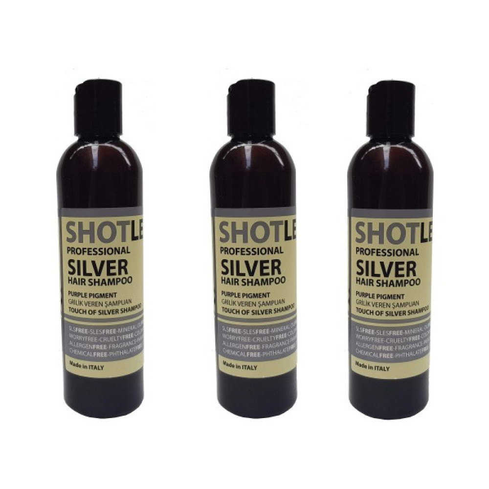 Shotlex Silver Mavi Şampuan 275 ml x 3 Adet Şampuan ve Saç Kremi Fiyatı