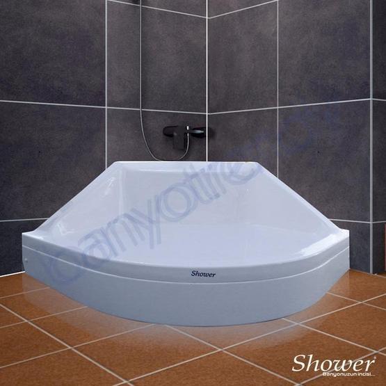 Shower 110x110 cm Oval Oturmalı Duş Teknesi Duşakabin Fiyatı