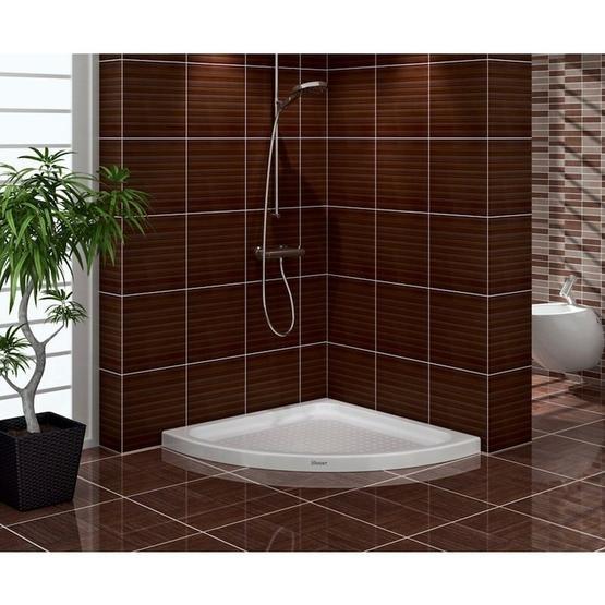 Shower 120x120 cm Oval Flat Duş Teknesi Duşakabin Fiyatı