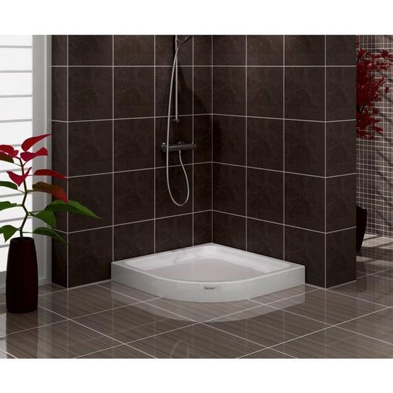 Shower 80x80 cm Oval Monoblok Duş Teknesi