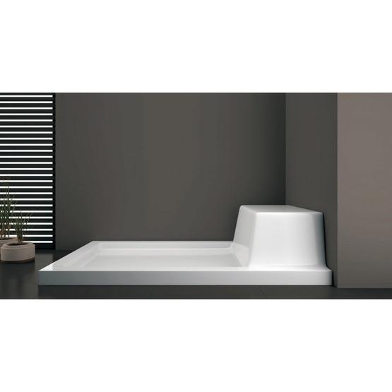 Shower Agron Dikdörtgen Flat Oturmalı 90x110 cm Duş Teknesi Duşakabin Fiyatı
