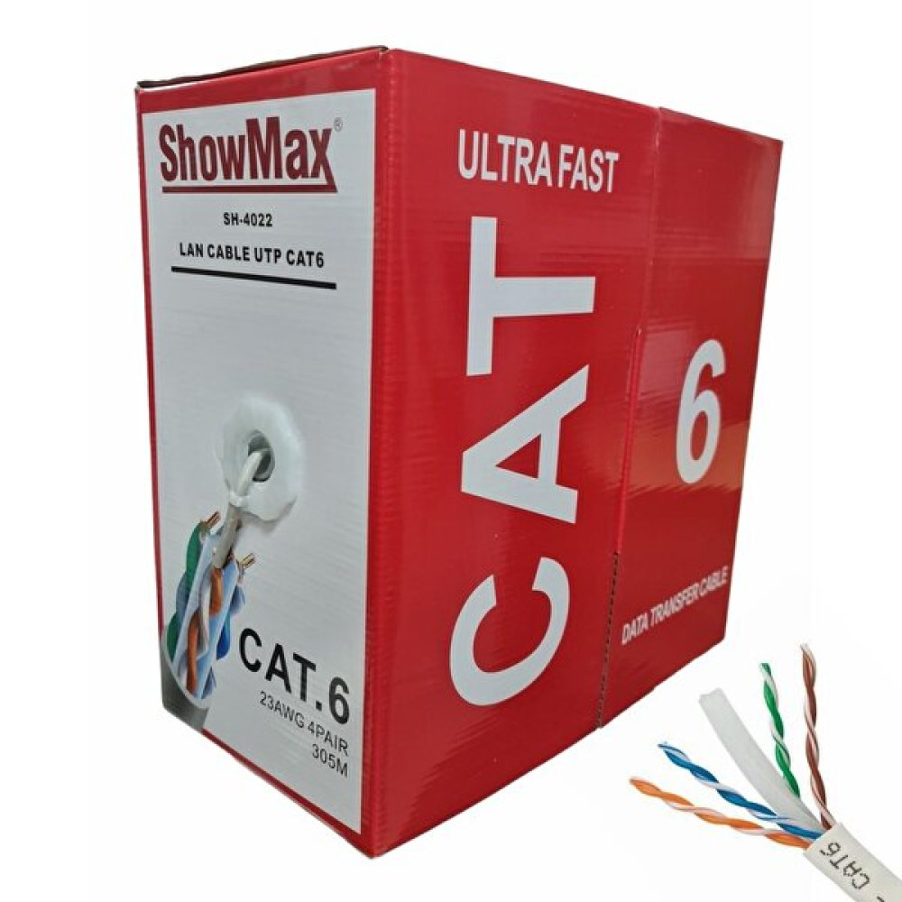 Showmax 23Awg UTP Cat6 305 M Gri Network Kablosu Ağ / Network Kablosu Fiyatı