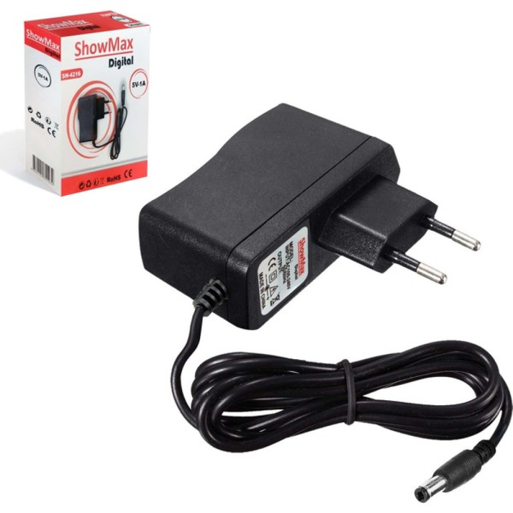Showmax Adaptör 5V 1A 5.5x2.5mm Showmax SH-4216 Elektrikli El Aletleri Fiyatı