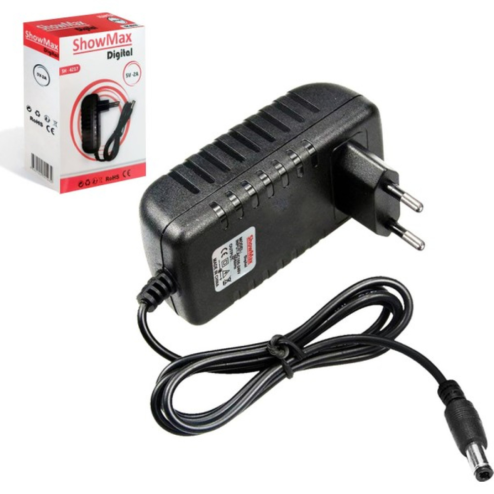 Showmax Adaptör 5V 2A 5.5x2.5mm Showmax SH-4217 Elektrikli El Aletleri Fiyatı