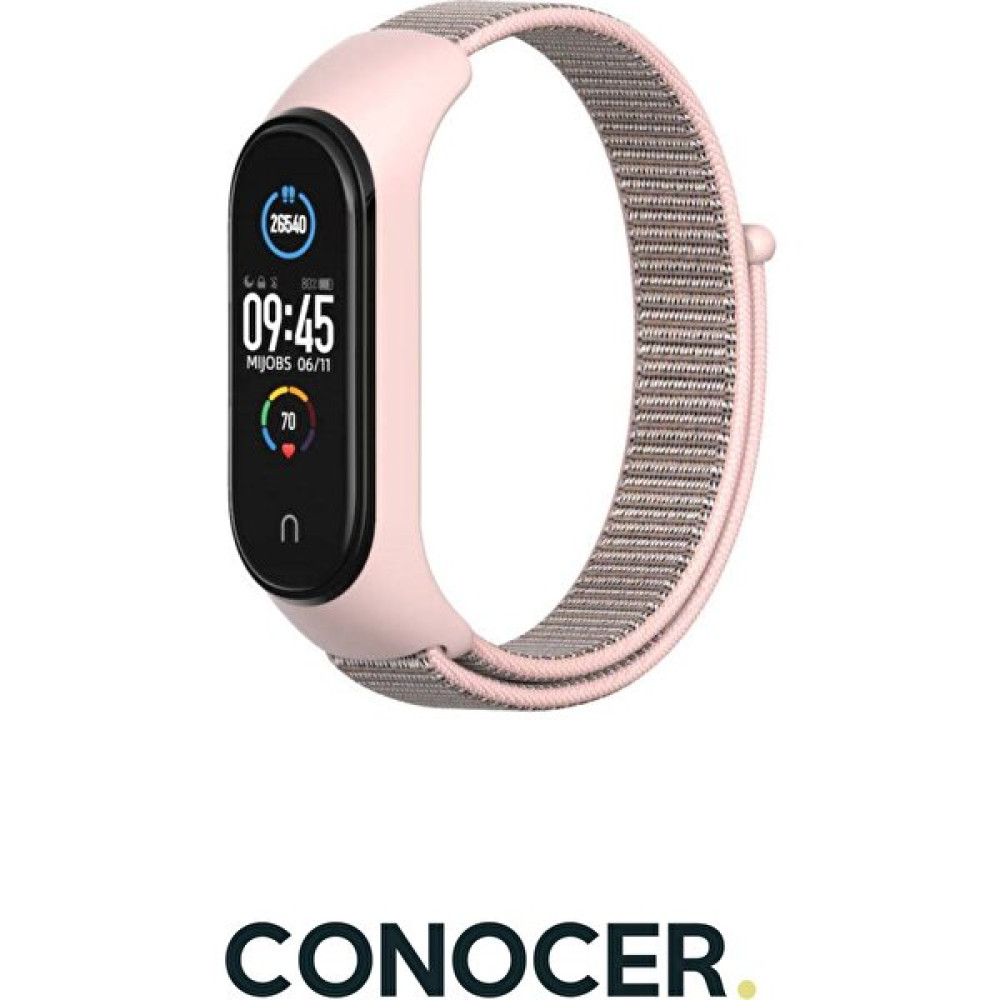 Shreyas Xiaomi Mi Band 3/4/5/6/7 Uyumlu Hasır Dokuma Yüksek Kalite Kordon Kayış - Pudra Giyilebilir Teknoloji Aksesuarları Fiyatı