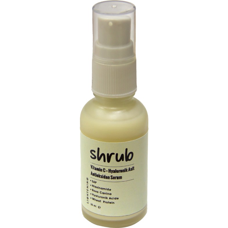 Shrub Vitamin C +Hyaluronik Asit Antioksidan Serum-30 ml. Anti-Aging / Yaşlanma Karşıtı Fiyatı
