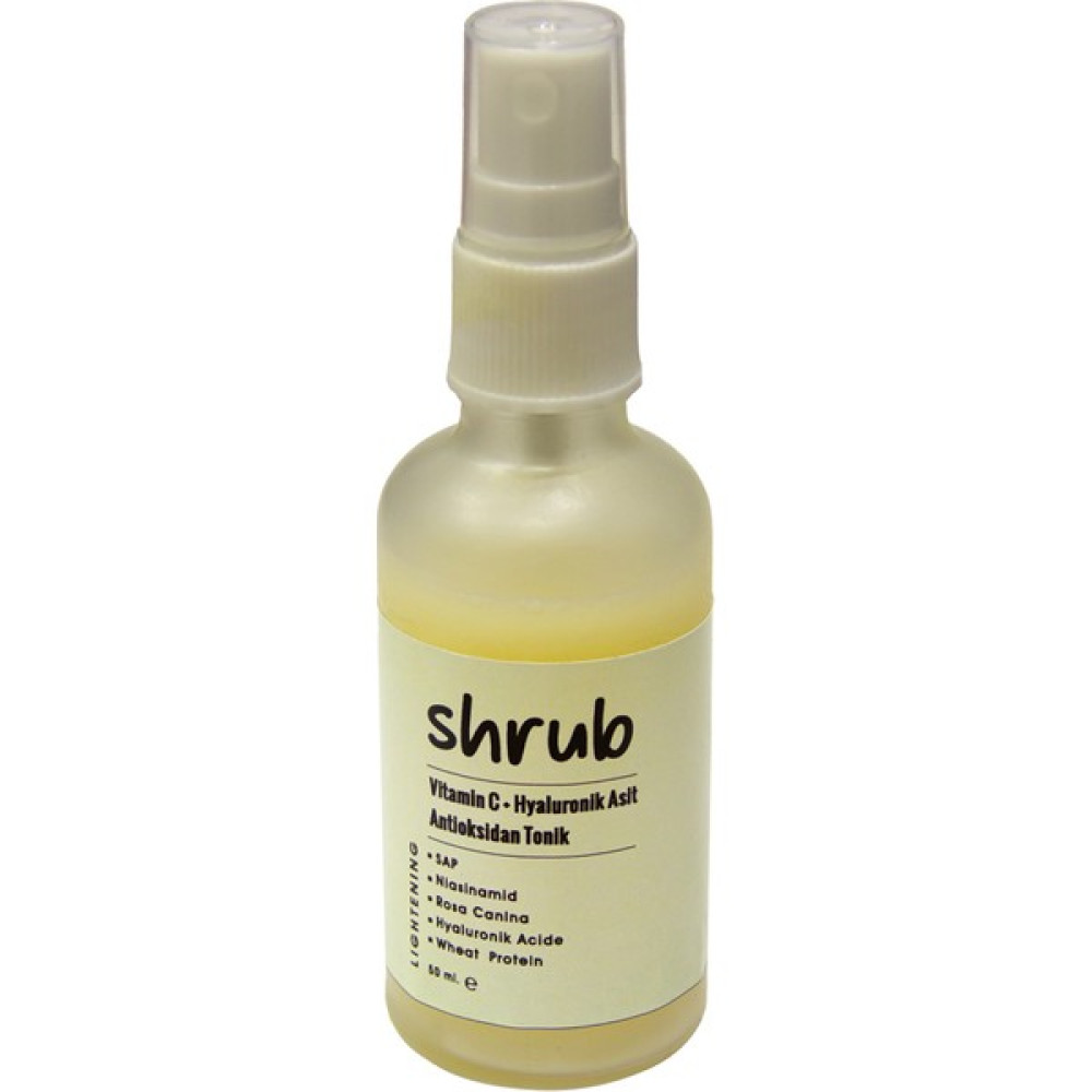 Shrub Vitamin C +Hyaluronik Asit Antioksidan Tonik Cilt Temizleme ve Peeling Fiyatı
