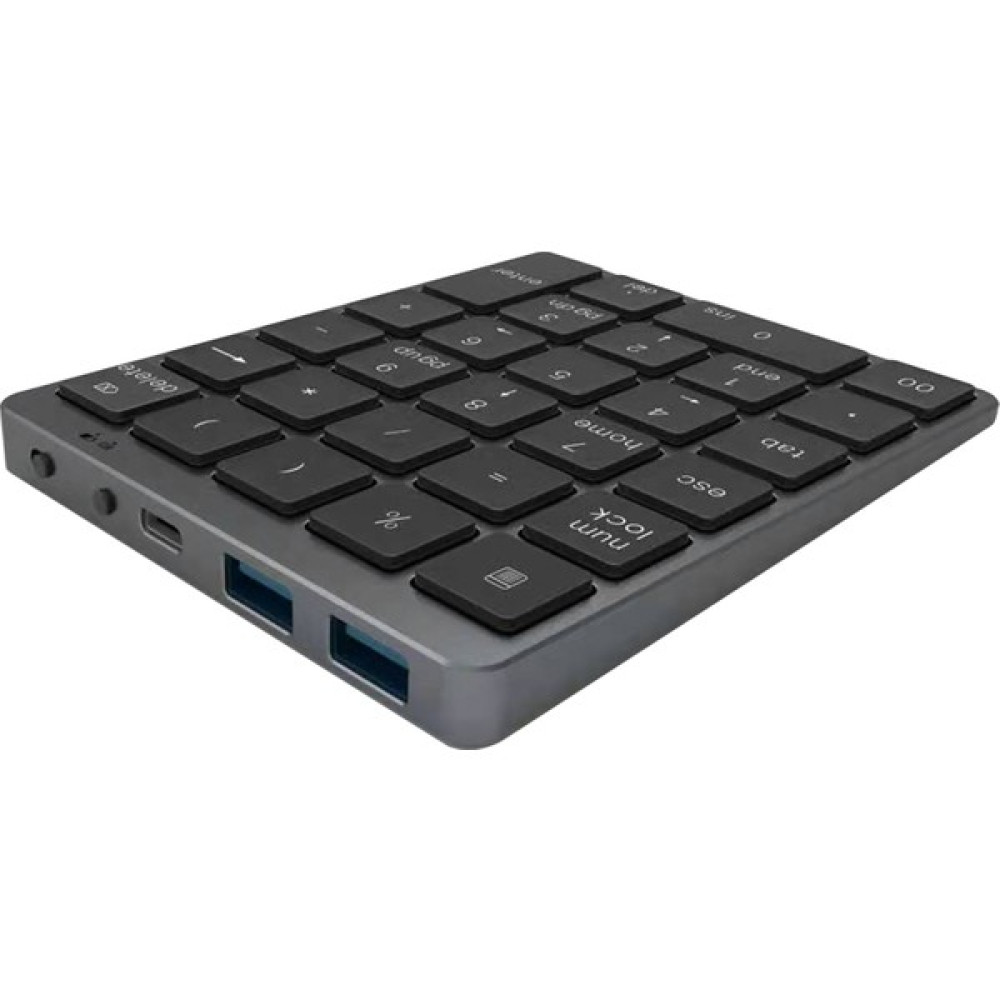 Shuai Yan Android Telefon iPad Macbook Windows Için USB Hub Splitter Kapaklı Bluetooth Sayısal Klavye Taşınabilir Tuş Takımı (Yurt Dışından) - Siyah Oyuncu Klavyesi Fiyatı