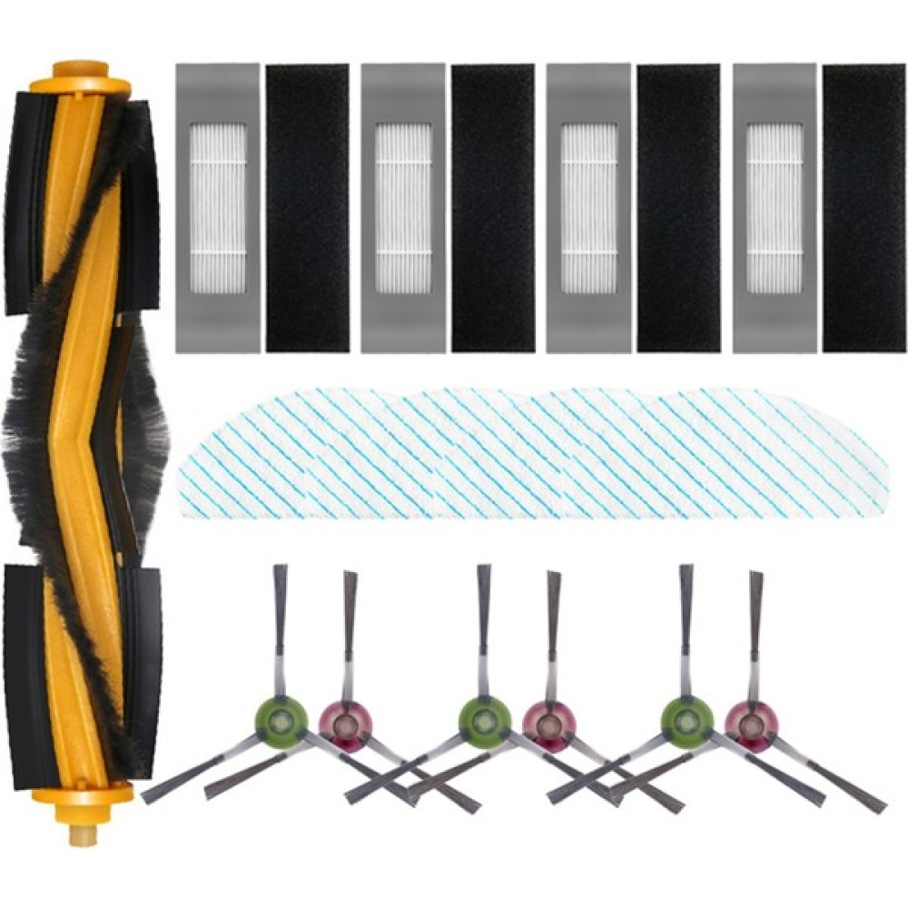 Shuai Yan Ecovacs Deebot Ozmo T9 Için 15 Aksesuar 1 x Ana Fırça 6 x Yan Fırça 4 x Filtre Deebot Ozmo T9 Için 4 x Mendil (Yurt Dışından) - 1 Adet Elektrikli Süpürge Aksesuarları Fiyatı