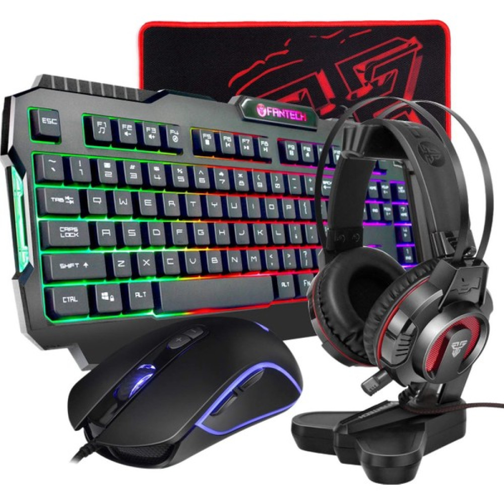 Shuai Yan Fantech Hepsi 1 Pc Oyun Seti, Gökkuşağı Arkadan Aydınlatmalı 104 Tuşları Klavye Kablolu 4800 Dpı Rgb Mouse Kulaklık, Kulaklıklı Stand Mou... Oyuncu Klavyesi Fiyatı