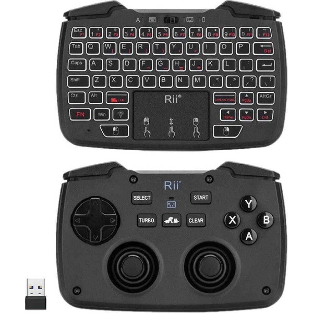 Shuai Yan Rii RK707 2.4ghz Kablosuz Taşınabilir Oyun Denetleyicisi Klavye Mouse Combo Pc/raspberry Pi2/android Tv Google/tv B (Yurt Dışından) - Siyah Oyuncu Klavyesi Fiyatı