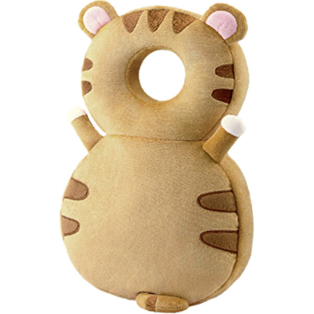 Shuangyou Bebek Yürümeye Başlayan Çocuk Anti-Düşme Kafalık Nefes Alabilen Yürümeye Başlayan Çocuk Şapkası (Yurt Dışından) - Kahverengi - 33*19*6cm Bebek Yastığı-Kılıfı Fiyatı