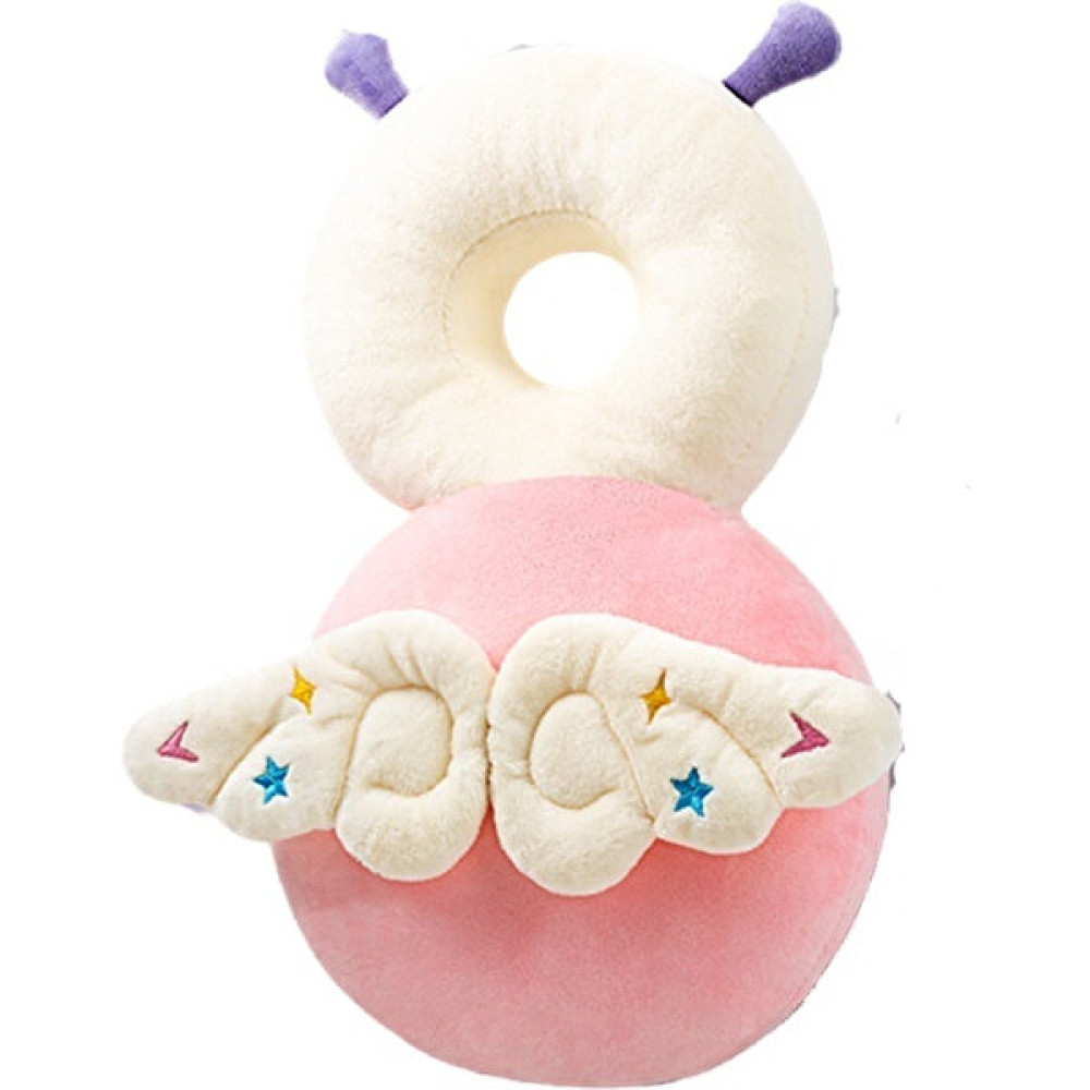 Shuangyou Bebek Yürümeye Başlayan Çocuk Anti-Düşme Kafalık Nefes Alabilen Yürümeye Başlayan Çocuk Şapkası (Yurt Dışından) - Pudra - 33*19*6cm Bebek Yastığı-Kılıfı Fiyatı