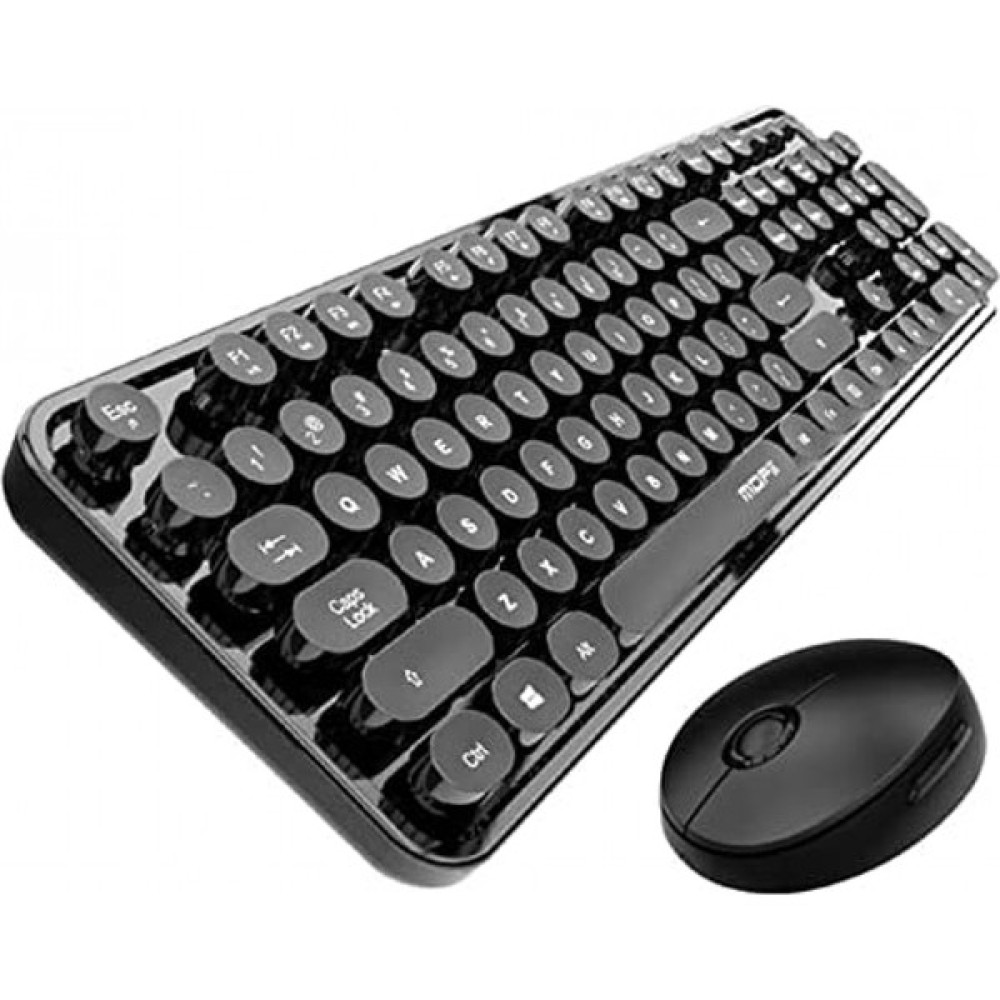 Shuji Kablosuz Klavye ve Fare Rengi Ruj Kızlar Punk Klavye Ofis 2.4g Retro Kablosuz Q Klavye Oyun Klavyesi ve Fare Siyah Seti(Yurt Dışından) Klavye - Mouse Fiyatı