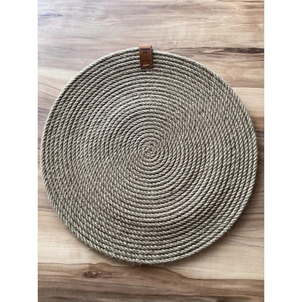 Shukha Design Hasır Amerikan Servis, Hasır Supla, Tabak Altlığı - 33 x 33 cm - Kahverengi Amerikan Servis Fiyatı