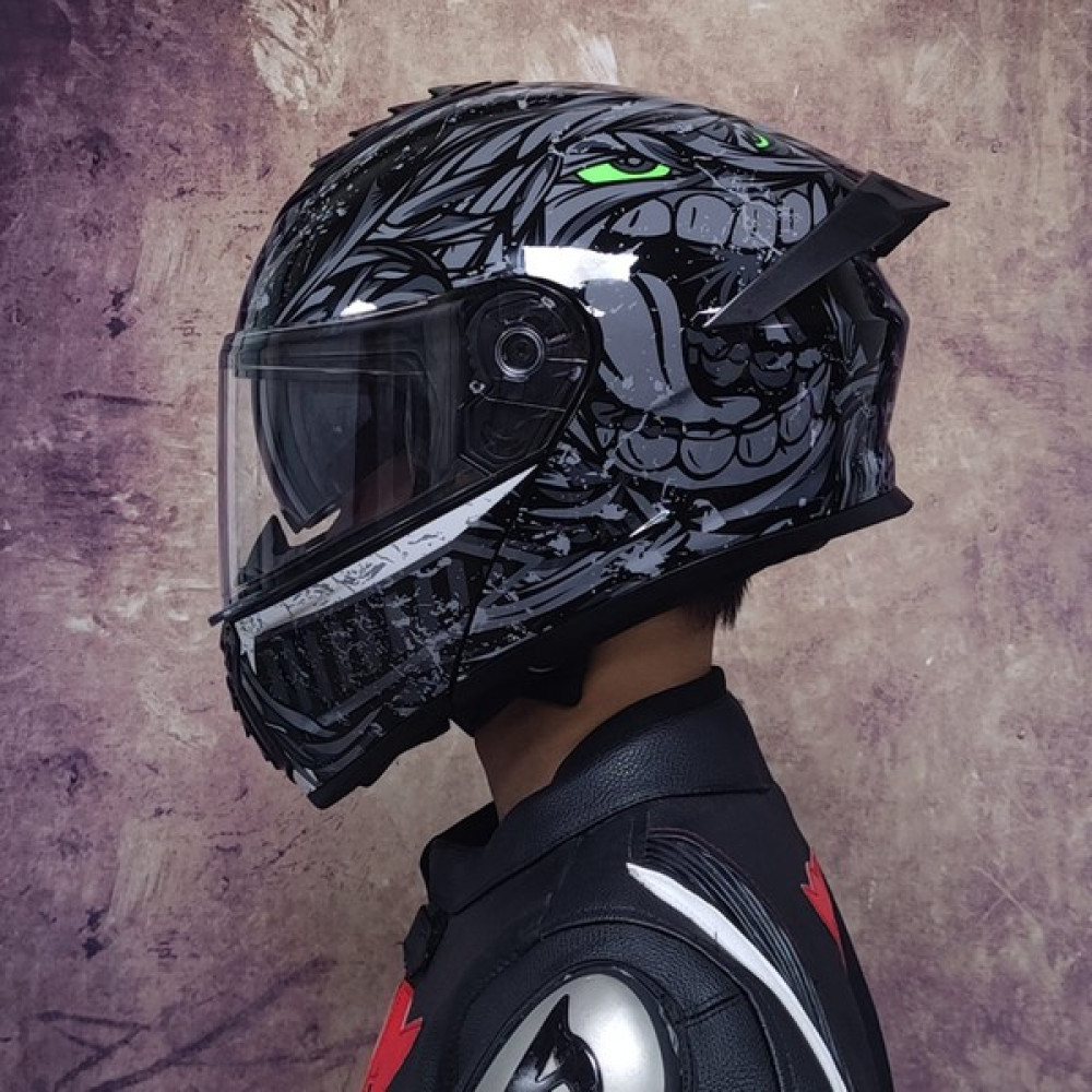 Shun Elektrikli Araç Kaskı Çift Ayna Kişilik 4 Mevsim Kask (Yurt Dışından) - Gri - M Motorsiklet Kaskları Fiyatı