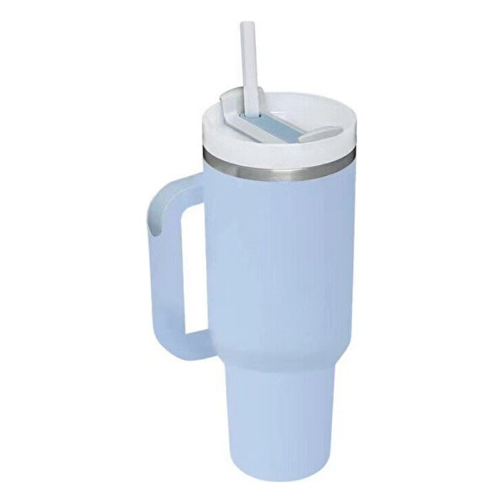Shun Shop 40OZ Sapır Kupa 314 Paslanmaz Çelik Vakum Çift Katmanlı Taşınabilir Termos (Yurt Dışından) - Açık Mavi - 1,2 lt Oto Boyaları Fiyatı
