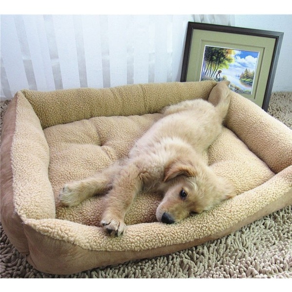Shun Shop Büyük Köpek Yatak Kanepe Ev Büyük Boy Köpek Ped Evcil Kedi Malzemeleri (Yurt Dışından) - Açık Kahverengi - 50*38cm Evcil Hayvan Ürünleri Fiyatı