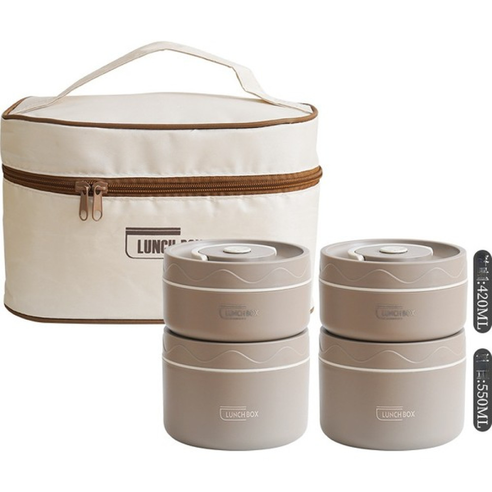 Shun Shop Taşınabilir Thermos 304 Paslanmaz Çelik Yalıtımlı Öğle Yemeği Kutusu Sızdır Köplü Kova Öğrenci Öğle Yemeği Kutusu Çok Katmanlı Yuvarlak B... Saklama Kapları Fiyatı