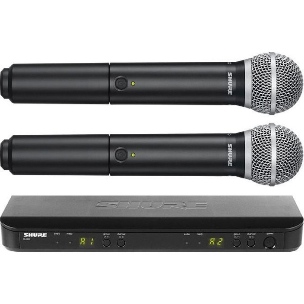 Shure BLX288E/PG58 Wireless Telsiz Çift El Mikrofonu Müzik Aletleri Fiyatı