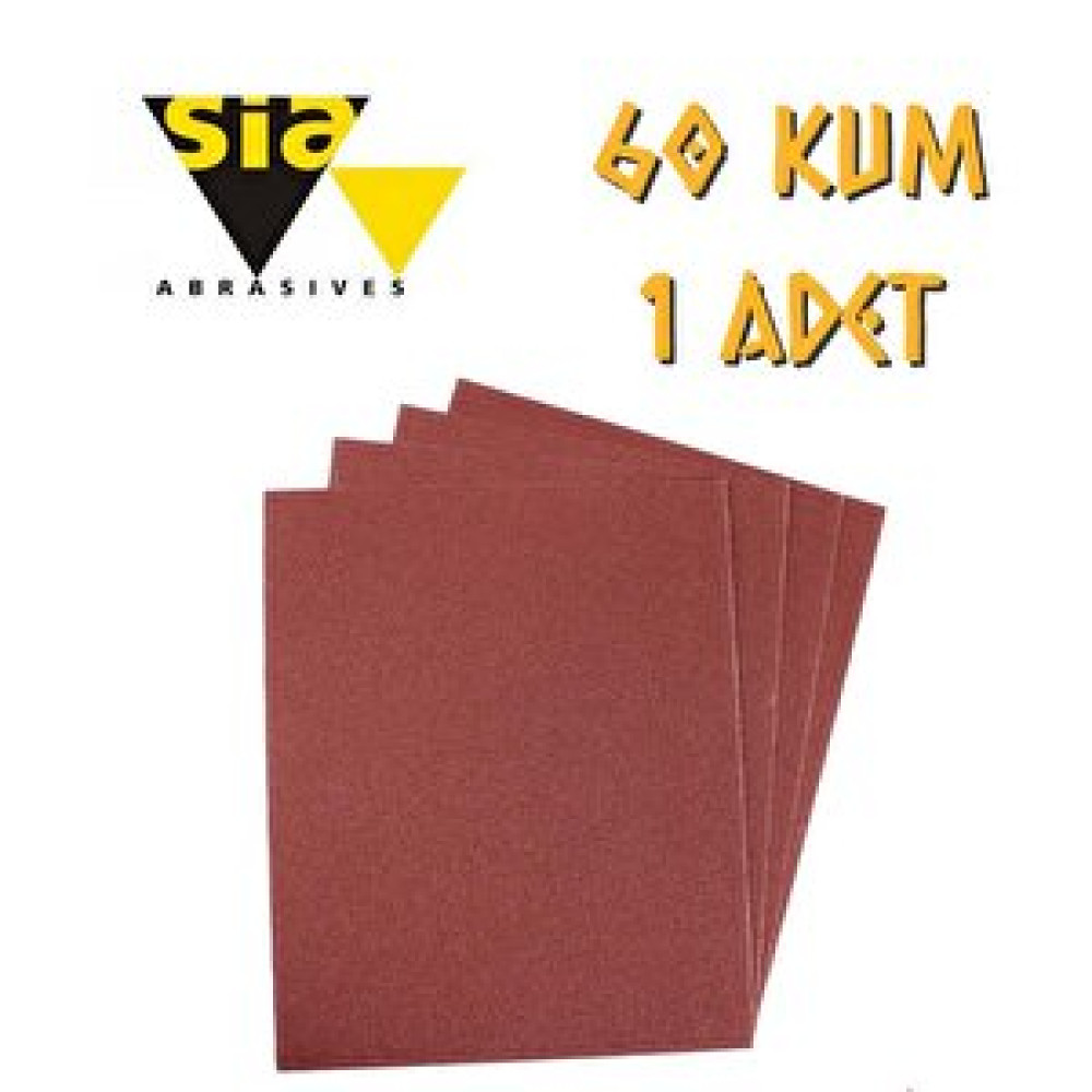 Sia 1913 Su Zımparası 60 Kum - 1 Adet Nalburiye & Hırdavat Fiyatı