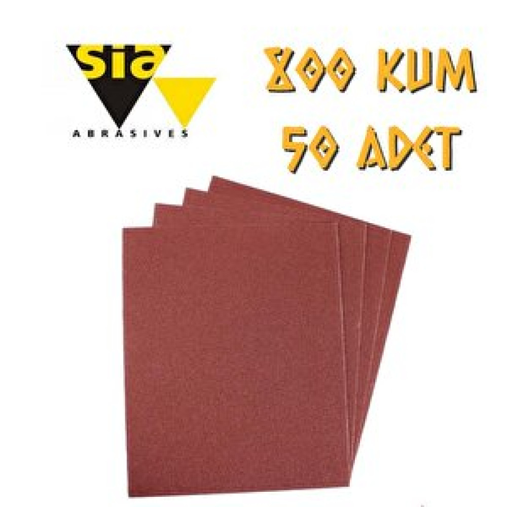 Sia 1913 Su Zımparası 800 Kum - 50 Adet Nalburiye & Hırdavat Fiyatı