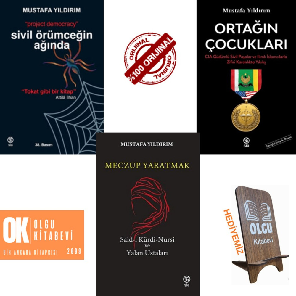Sia Kitap Sivil Örümceğin Ağında - Ortağın Çocukları - Meczup Yaratmak / 3 Kitap Set - Mustafa Yıldırım Türk ve Dünya Siyaseti Fiyatı