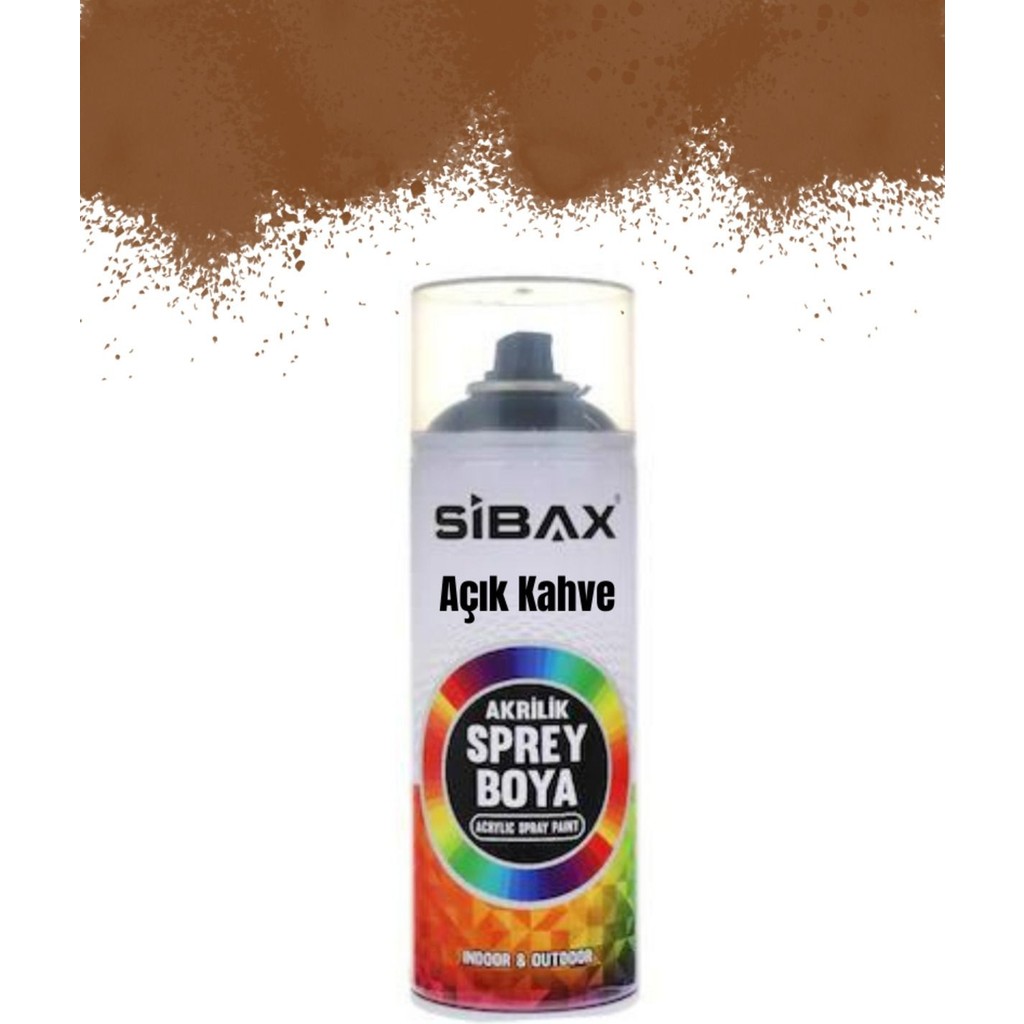 Sibax Akrilik Sprey Boya Açık Kahve 400 ml Diğer Fiyatı