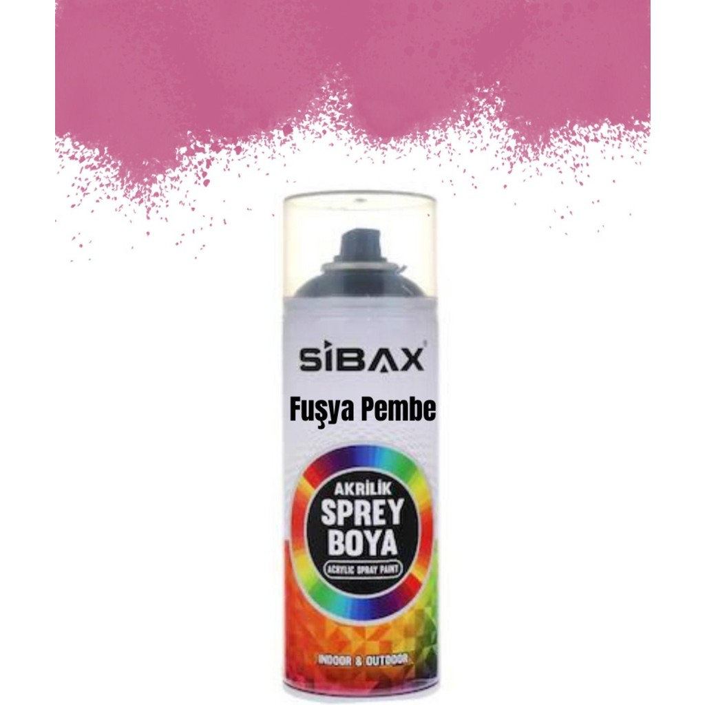 Sibax Akrilik Sprey Boya Fuşya Pembe 400 ml Diğer Fiyatı