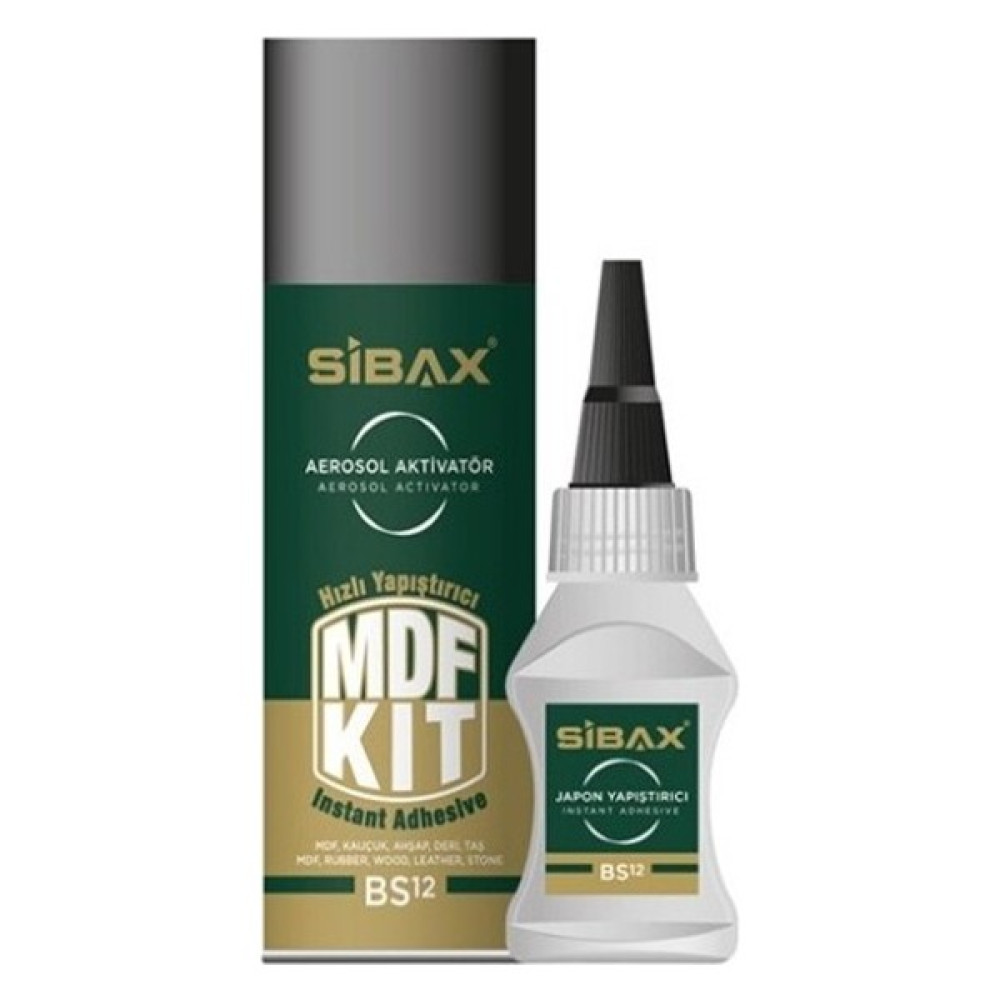 Sibax Hızlı Yapıştırıcı Aktivatörlü Mdf Kit 400 ml -200 ml - 200 ml Diğer Fiyatı