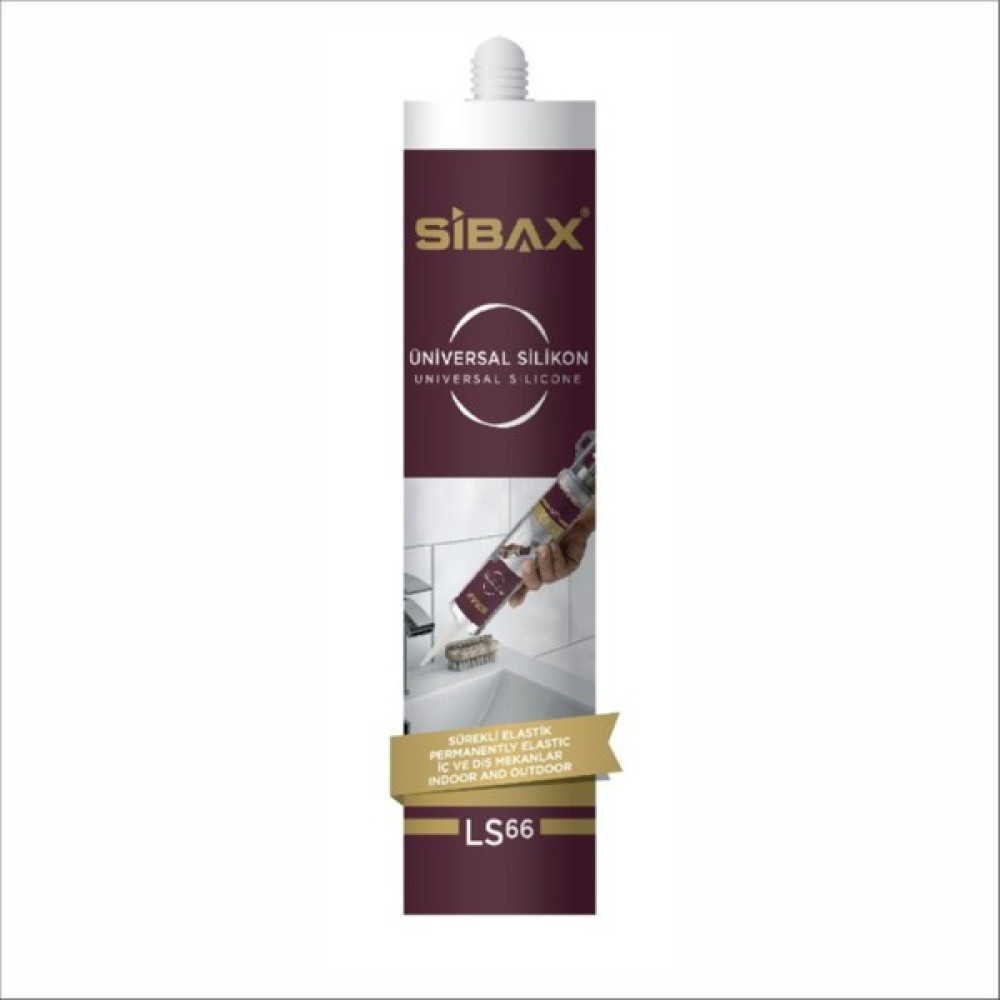 Sibax LS66 Tek Bileşenli Asetoksi Silikon 280 GR Genel Amaçlı Silikon - Şeffaf Oto Boyaları Fiyatı