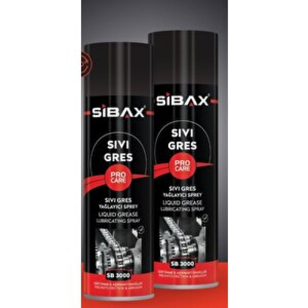 Sibax Si̇bax Sıvı Gres Yağlayıcı Sprey 500ml Adet Klima Yedek Parça Fiyatı