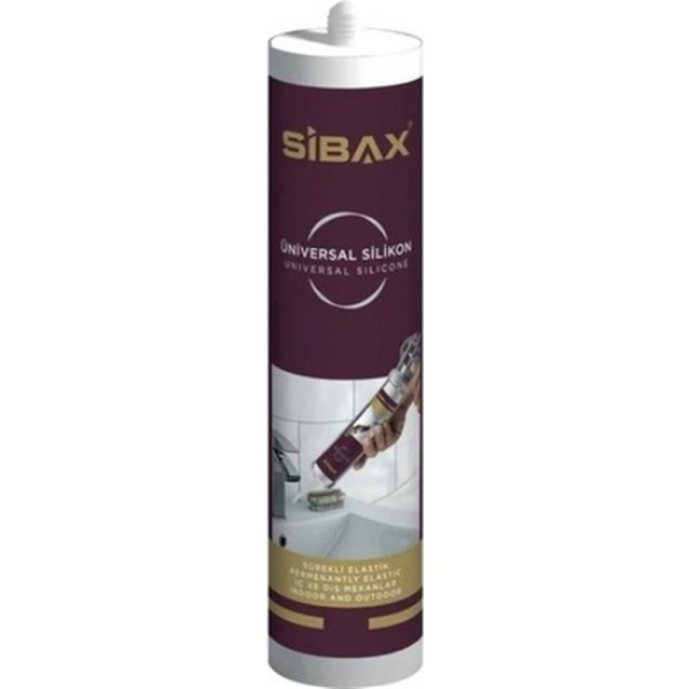 Sibax Üniversal Beyaz Silikon 280 gr Nalburiye & Hırdavat Fiyatı