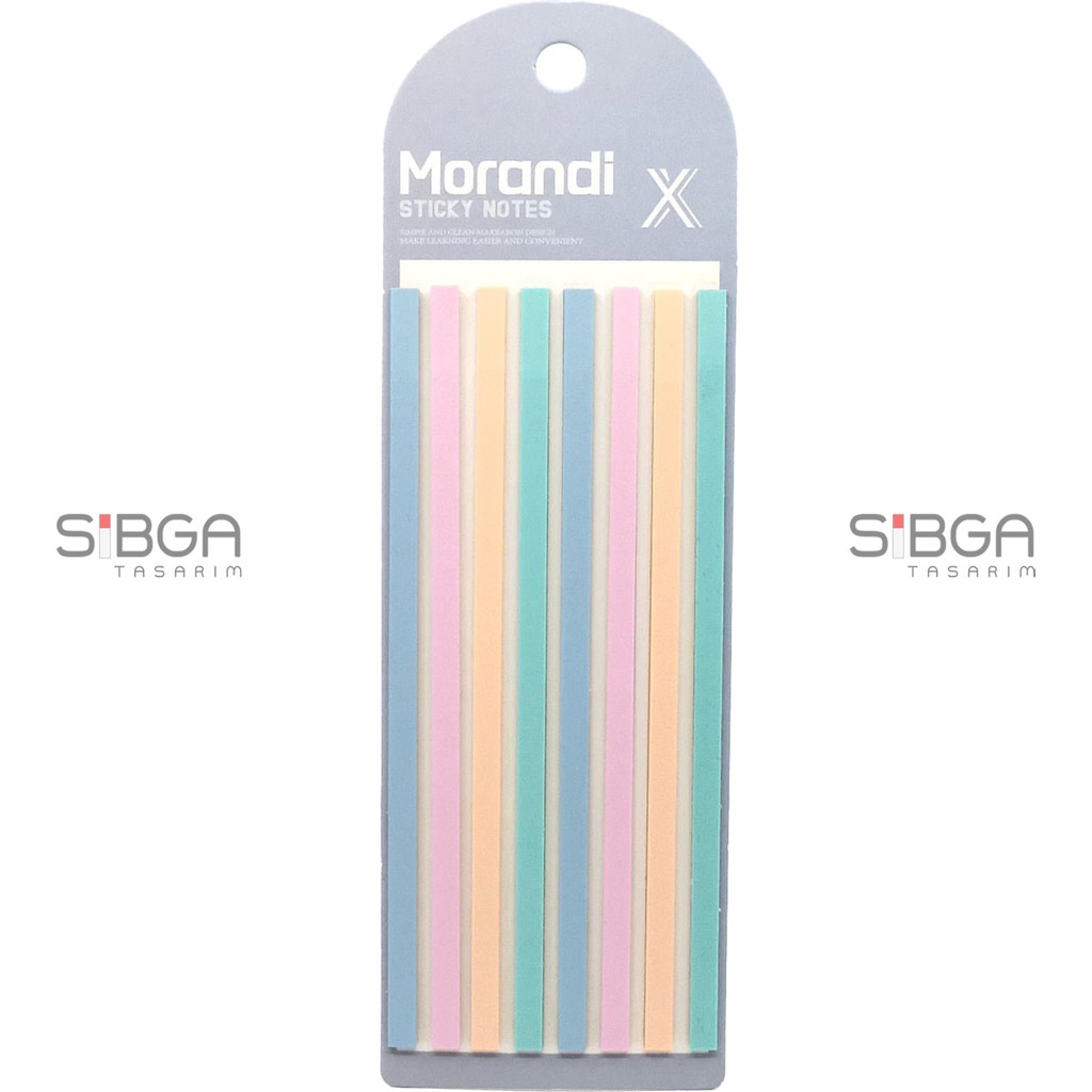 Sibga Tasarım Ince Uzun Şerit Şeffaf Renkli Postit Post-It Post It. Kitap Ayracı Ayraç Postit Sticker 160 Yaprak Diğer Fiyatı
