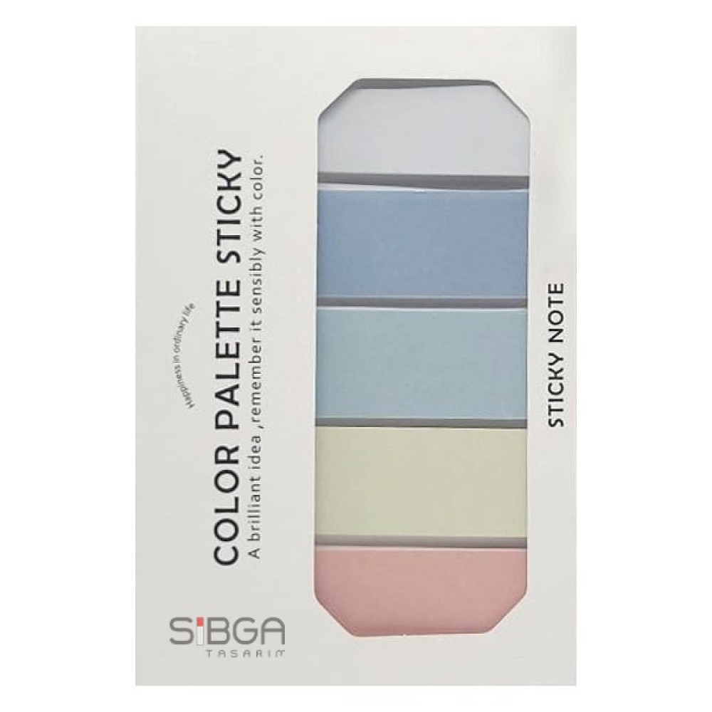Sibga Tasarım Renkli Postit Kitap Ayracı Ayraç Postit Sticker Not Kağıdı Kağıt Postit 100 Yaprak Not Defteri & Bloknot Fiyatı