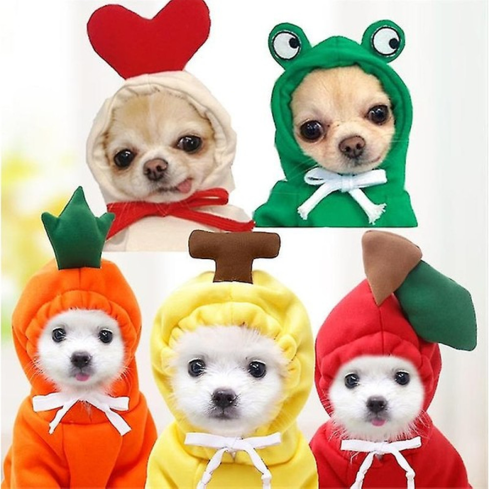 Sıcak Köpek Kış Kıyafetleri Sevimli Meyve Köpek Ceket Kapüşonlu Polar Evcil Köpekler Kostüm Ceket Fransız Bulldog Chihuahua Çok Boyutlu Çok Renkli ... Evcil Hayvan Ürünleri Fiyatı