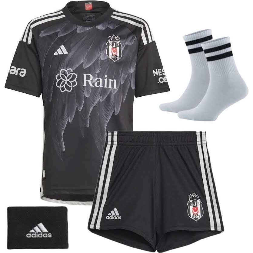 Sidas Beşiktaş. Deplasman Siyah Çocuk Forması Takımı 4 Parça Forma Şort Çorap Bileklik Bebek Oyun Parkı & Beşikleri Fiyatı