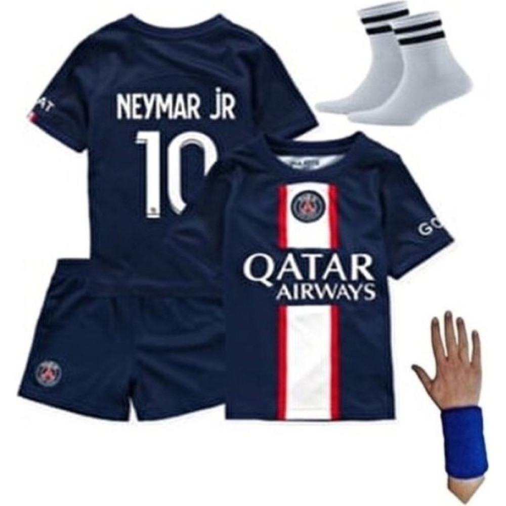 Sidas Psg Neymar Lacivert Iç Saha Çocuk Futbol Forması 4'lü Set Futbol Malzemeleri Fiyatı