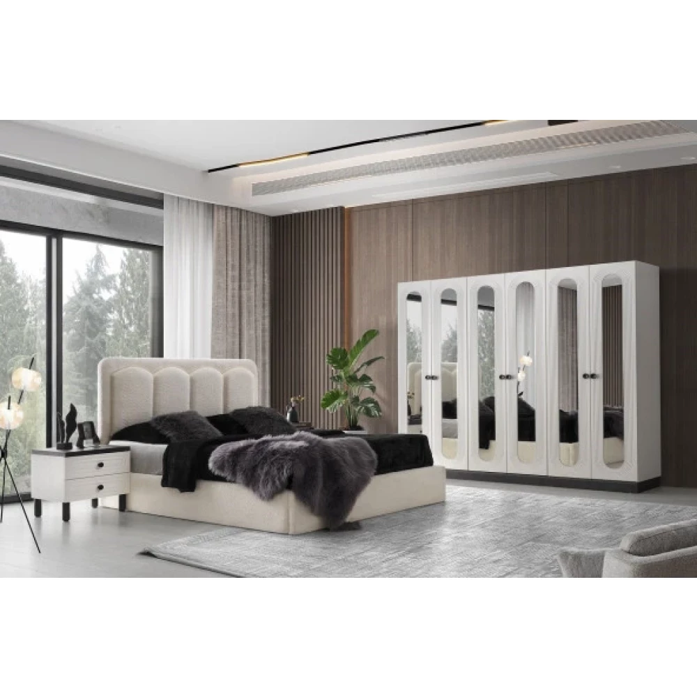 Side Mdf Bazalı Yatak Odası Yatak Odası Takımı / Seti Fiyatı