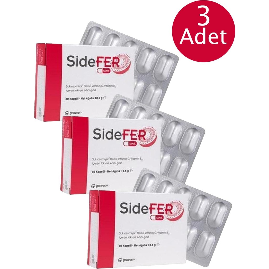 Sidefer 30 Kapsül 3 Adet Diğer Fiyatı