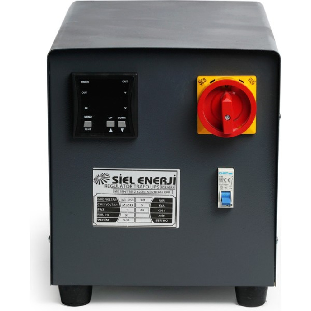Siel Enerji 5 Kva Monofaze Servo Kontrollü Tam Otomatik Voltaj Regülatörü 140/240 V Power Supply Fiyatı